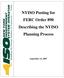 NYISO Posting for FERC Order 890 Describing the NYISO Planning Process