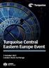 Turquoise Central Eastern Europe Event. 3 October 2017 London Stock Exchange