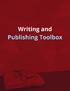 Writingand PublishingToolbox