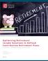 Optimizing Retirement Income Solutions in Defined Contribution Retirement Plans. A Framework for Building Retirement Income Portfolios