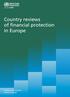 Country reviews of financial protection in Europe