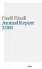 Orell Füssli Annual Report 2010