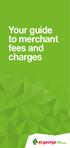 Your guide to merchant fees and charges