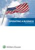 OPERATING A BUSINESS TAX CONSIDERATIONS
