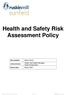 Health and Safety Risk Assessment Policy