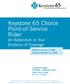 Keystone 65 Choice Point-of-Service Rider An Addendum to Your Evidence of Coverage