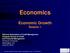 Economics. Economic Growth Session 1