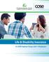 Life & Disability Insurance. For COSE Employer Groups with 1 9 Employees