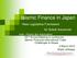 Islamic Finance in Japan -New Legislative Framework