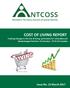 NTCOSS COST OF LIVING REPORT