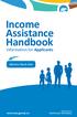 Income Assistance Handbook