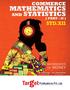Std. XII Commerce Mathematics & Statistics - II