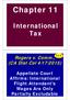 Chapter 11. International Tax. Rogers v. Comm., (CA Dist Col 4/17/2015)