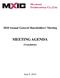 2010 Annual General Shareholders Meeting MEETING AGENDA. (Translation)