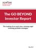 The GO BEYOND Investor Report. The making of an asset class: winning angel investing portfolio strategies