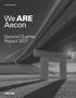 AECON GROUP INC. We ARE Aecon. Second Quarter Report A We ARE Aecon 2016 Annual Report