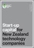 NZVIF ANNUAL REPORT 2017 B.34. Start-up capital for New Zealand technology companies