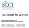 Tax Update for Lawyers