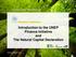 Introduction to the UNEP Finance Initiative and The Natural Capital Declaration