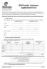 2018 Family Assistance Application Form