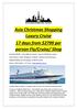 Asia Christmas Shopping Luxury Cruise 17 days from $2799 per person Fly/Cruise/ Shop
