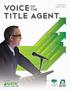 March 24, 2014 Volume 15, No.10. of the. title agent NATIC NORTH AMERICAN TITLE INSURANCE COMPANY