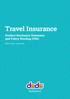 Travel Insurance Product Disclosure Statement and Policy Wording (PDS)