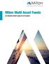 Miton Multi Asset Funds. An outcome-driven range for all seasons
