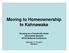 Moving to Homeownership In Kahnawake