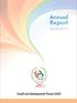 Annual Report. 25 years Credit and Development Forum (CDF)