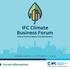 IFC Climate Business Forum