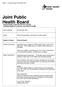 Joint Public Health Board