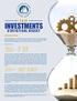 INVESTMENTS STATISTICAL DIGEST INTRODUCTION