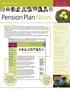 Pension Plan News. Table of Contents