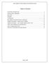 Table of Contents. State College of Florida, Manatee-Sarasota Bid Documents