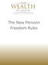 The New Pension Freedom Rules