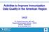 Activities to Improve Immunization Data Quality in the American Region