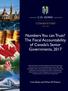 Numbers You can Trust? The Fiscal Accountability of Canada s Senior Governments, 2017
