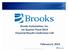 Brooks Automation, Inc. Financial Results Conference Call