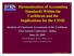Harmonization of Accounting. Standards Within the Caribbean and the Implications for the CSME