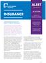 IN THIS ISSUE INSURANCE