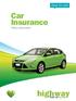 Car Insurance. Policy document. Keep me safe