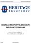 HERITAGE PROPERTY & CASUALTY INSURANCE COMPANY