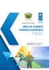 MRV OF CLIMATE FINANCE GUIDANCE