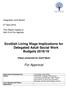 Scottish Living Wage Implications for Delegated Adult Social Work Budgets 2018/19. (Paper presented by Geoff Mark) For Approval