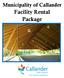 Municipality of Callander. Facility Rental Package