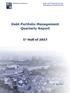 Debt Portfolio Management Quarterly Report