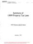 Summary of Property Tax Laws