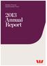 Westpac Personal Superannuation Fund 2013 Annual Report. Westpac Personal Superannuation Fund Annual Report
