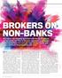 BROKERS ON NON-BANKS